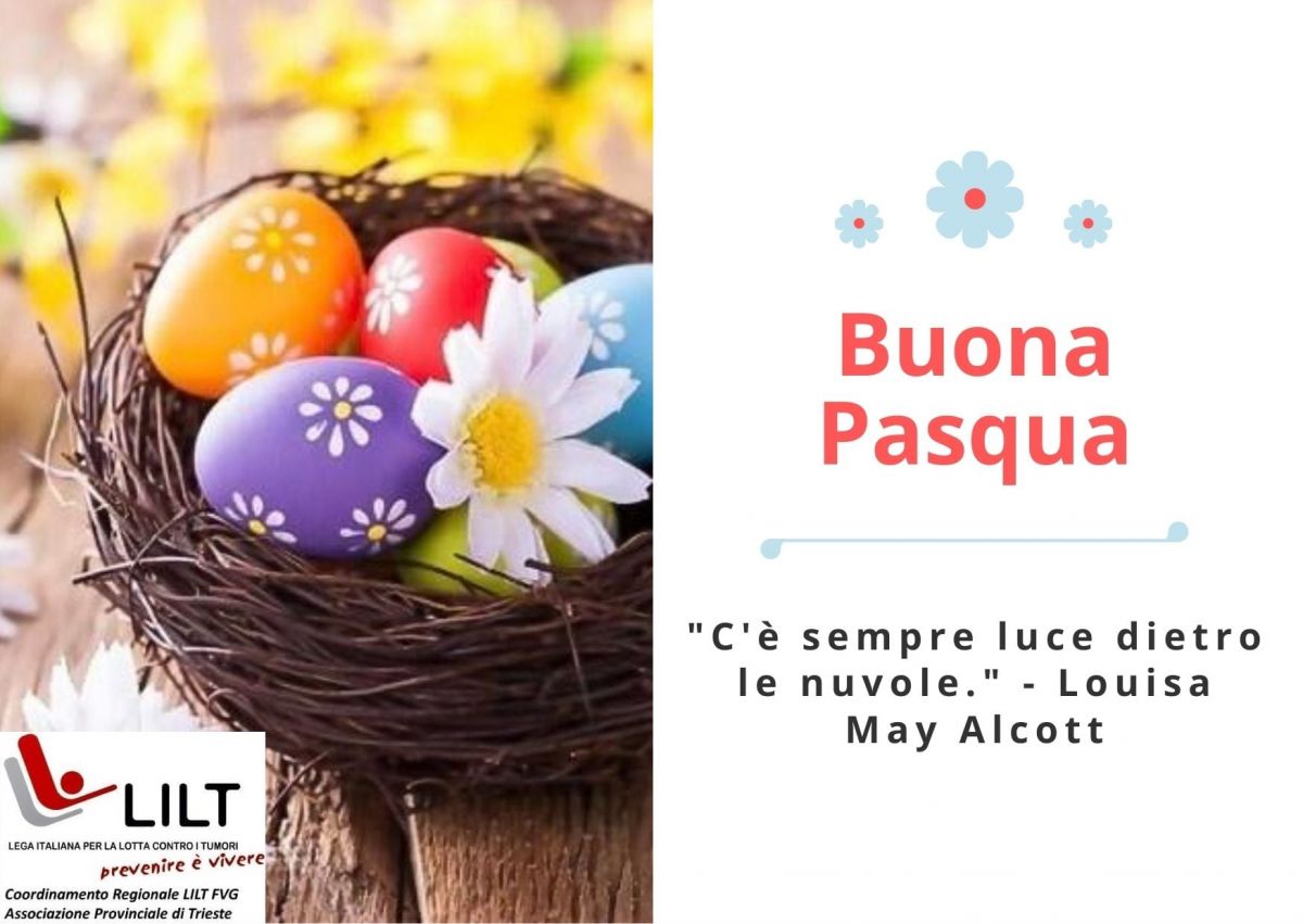 🐣 La LILT Trieste vi augura una felice e gioiosa Pasqua!