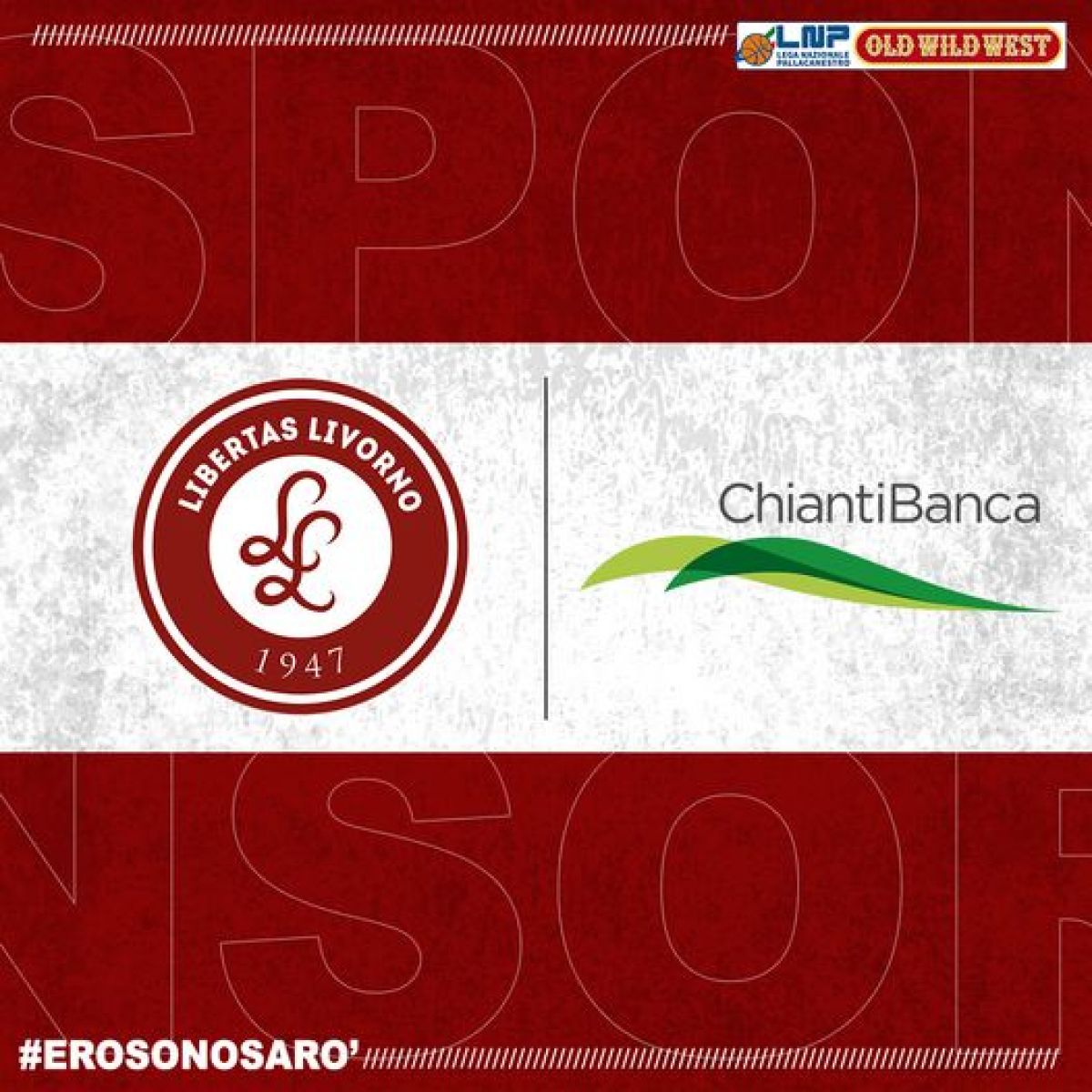 CHIANTI BANCA NUOVO PARTNER COMMERCIALE DELLA LIBERTAS LIVORNO 1947 🏀