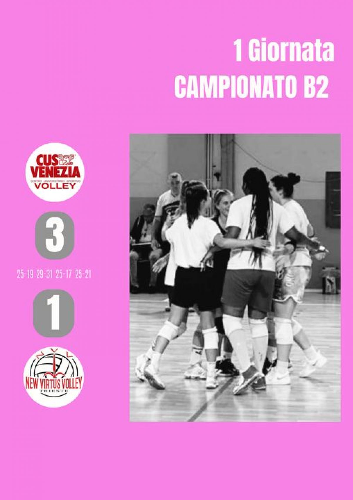 1A GIORNATA CAMPIONATO B2