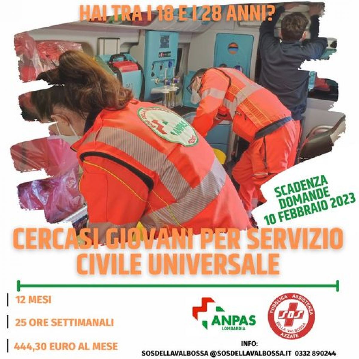 SERVIZIO CIVILE CON SOS VALBOSSA