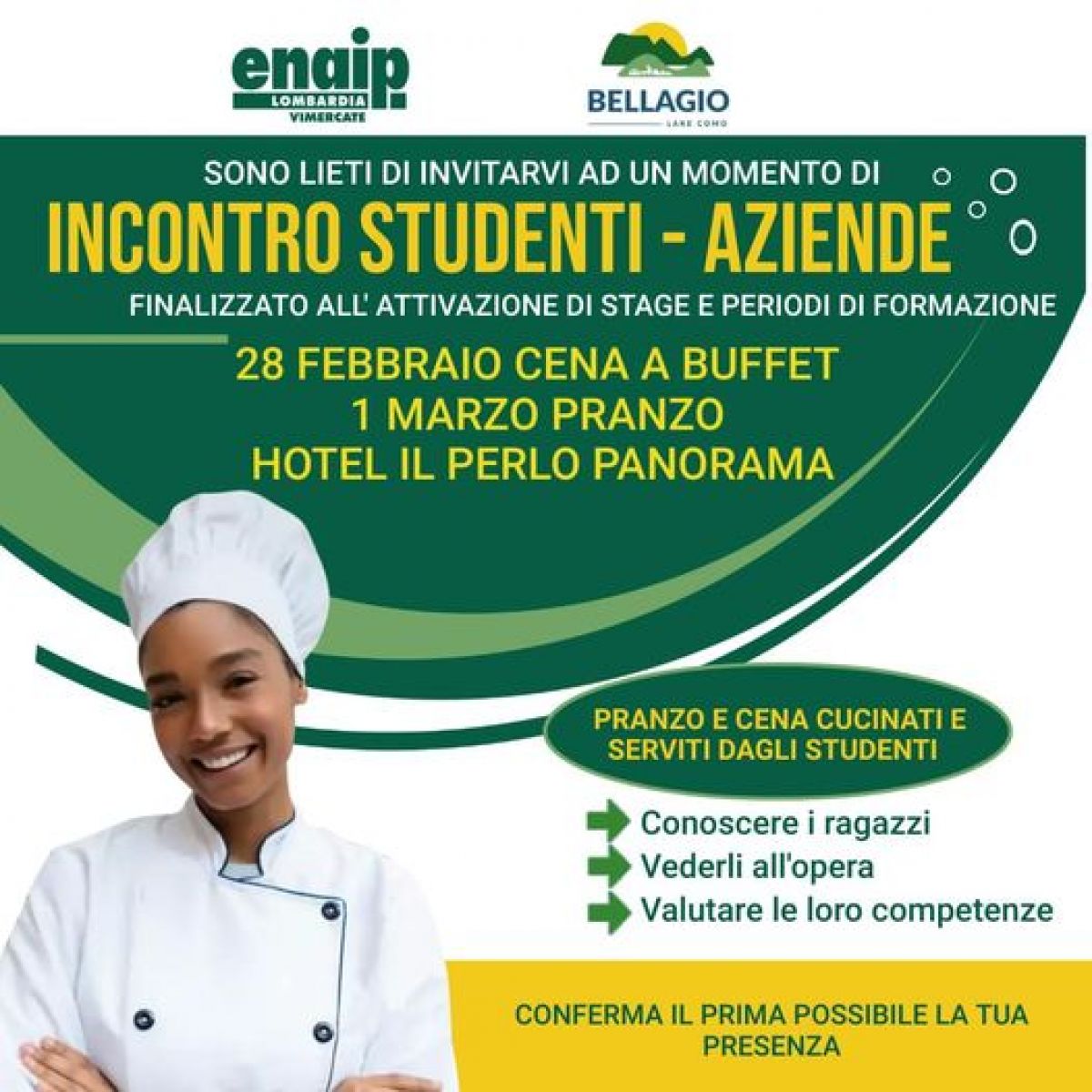 INCONTRO TRA STUDENTI E AZIENDE DELLA RISTORAZIONE