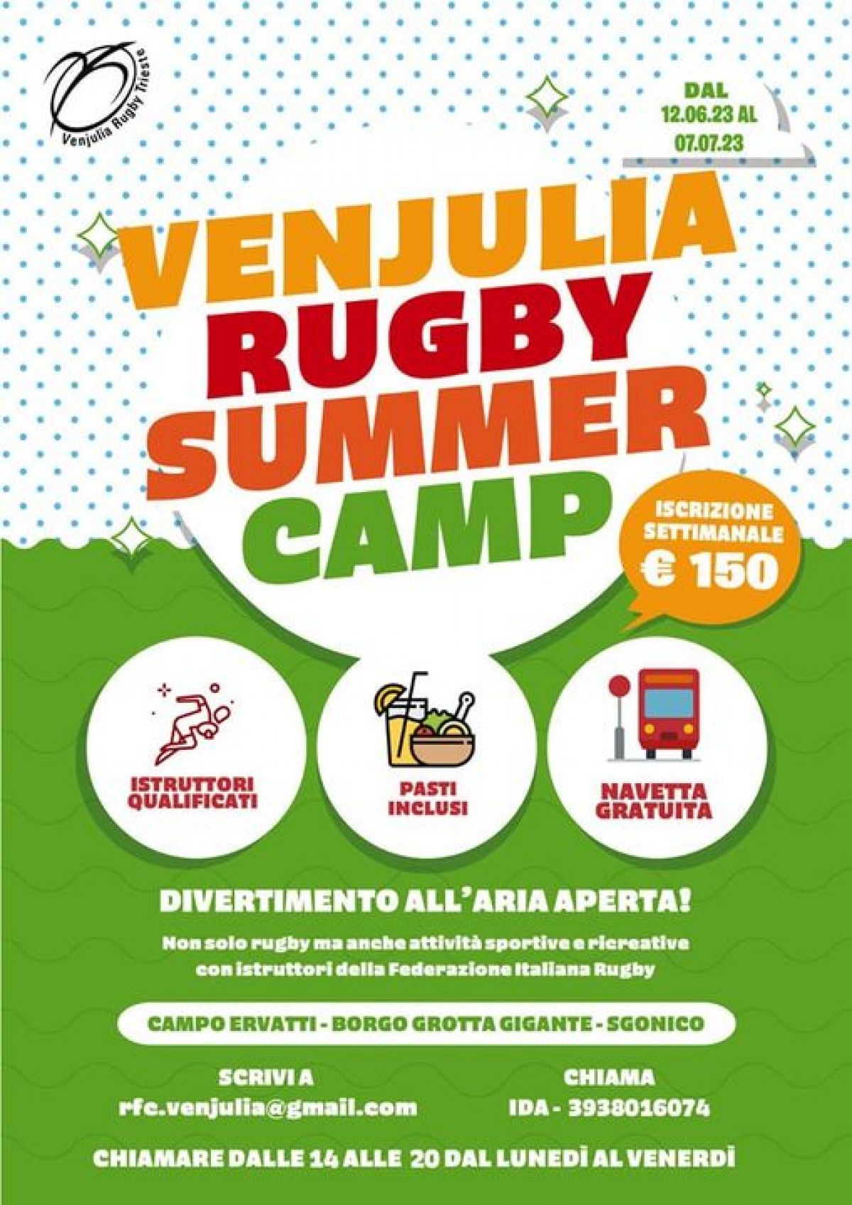 VENJULIA RUGBY SUMMER CAMP