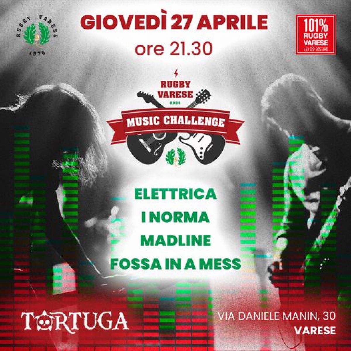 RUGBY VARESE MUSIC CHALLENGE