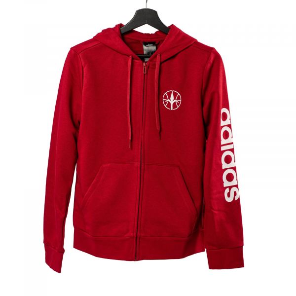 FELPA DONNA ROSSA ADIDAS