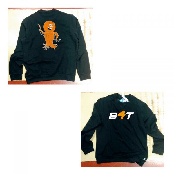 Felpa con logo B4T